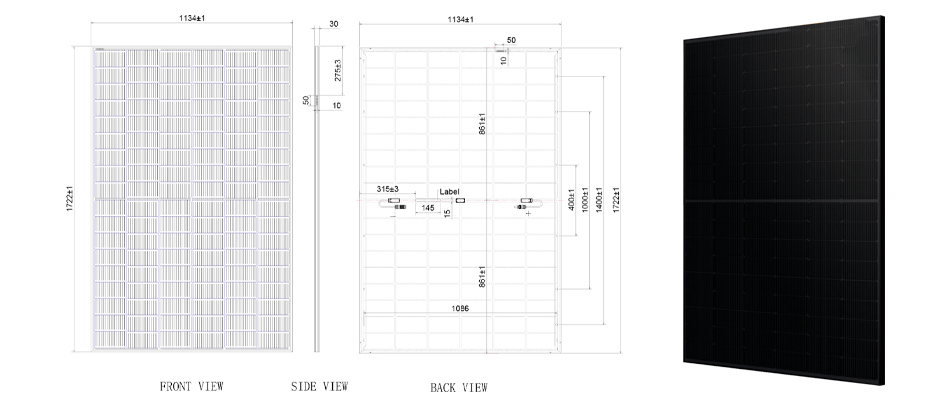 450w solar panel