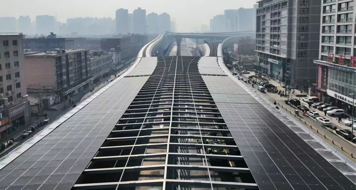 Why waste space when every bridge becomes a clean energy source? Xi'an leads the way!