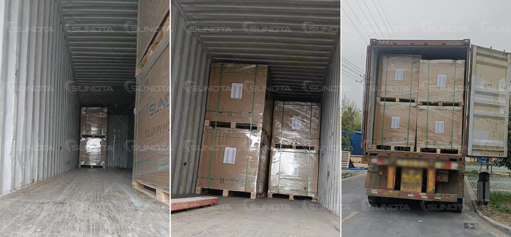 The 550W solar panel was successfully packed and shipped to Cambodia!