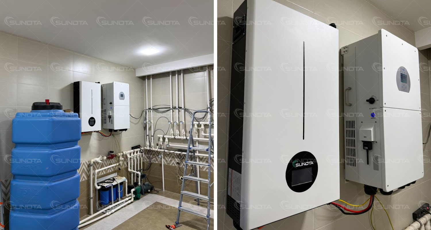 No Floor Space? No Problem: How a Wall-Mounted SUNDTA Battery Powers a 18kW Uzbek Home.