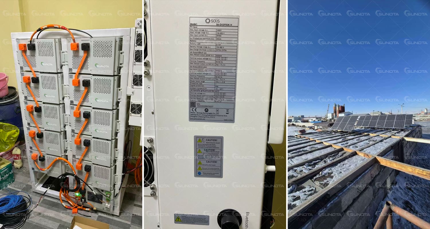 Why Deal with Multiple Vendors? SUNDTA’s One-Stop 50kW Solar-Storage Solution Lands in Mongolia!
